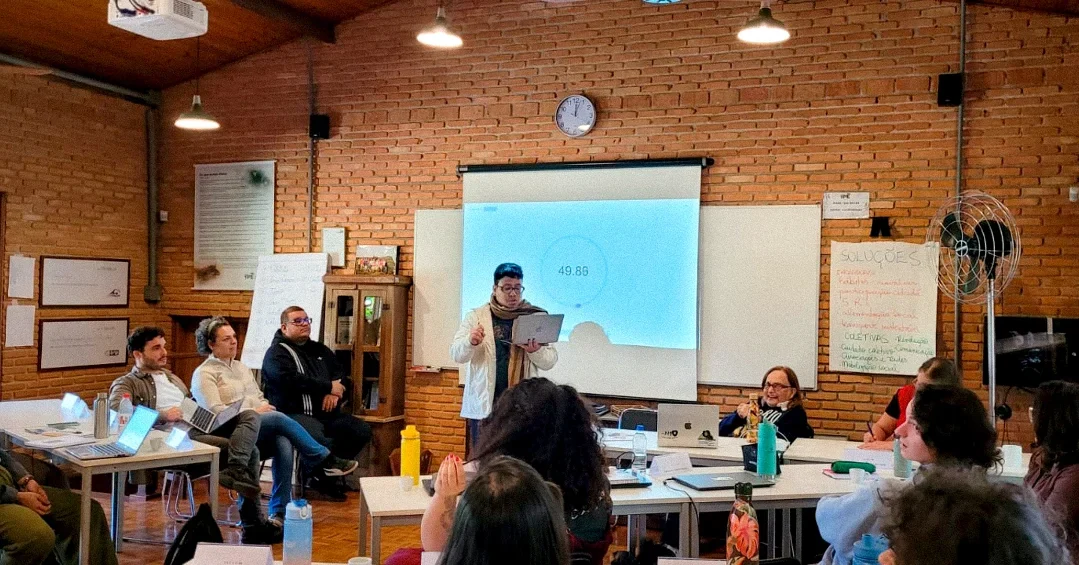 Gustavo Ferreira Amaral em apresentação no IPÊ